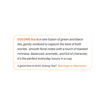Deroi Tea Golden Sunset Oolong Tea (Fruity & Aromatic)