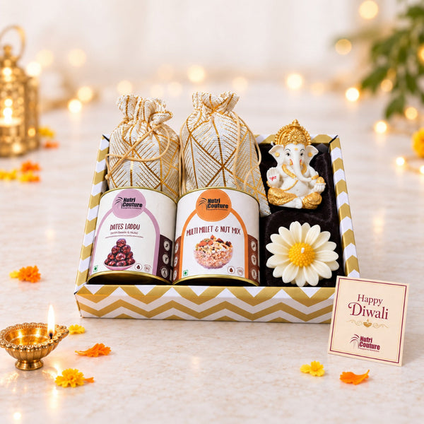 Nutri Couture The Golden Blessings Diwali Hamper - NCHP01