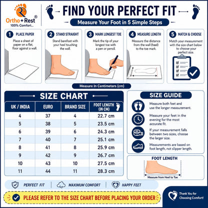 Ortho + Rest Hawaii Chappal Orthopedic Comfort Ortho Care, Unisex