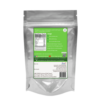Nxtgen Ayurveda Wheat Grass Powder (Pack of 2)