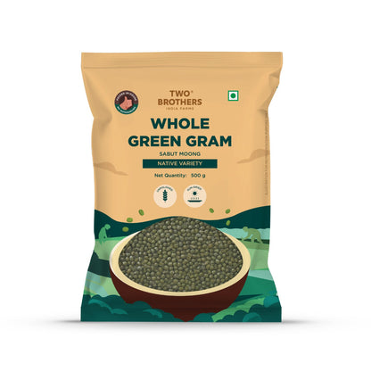 Two Brothers India Farms Whole Green Gram Moong