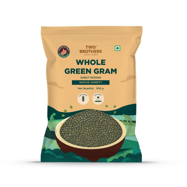 Two Brothers India Farms Whole Green Gram Moong
