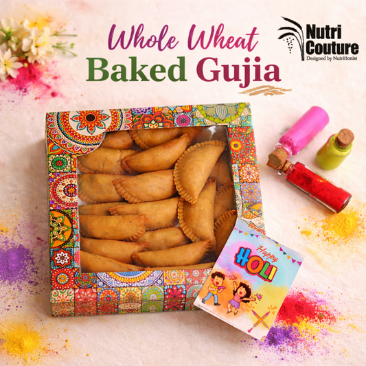 Nutri Couture Whole Wheat Baked Gujiya