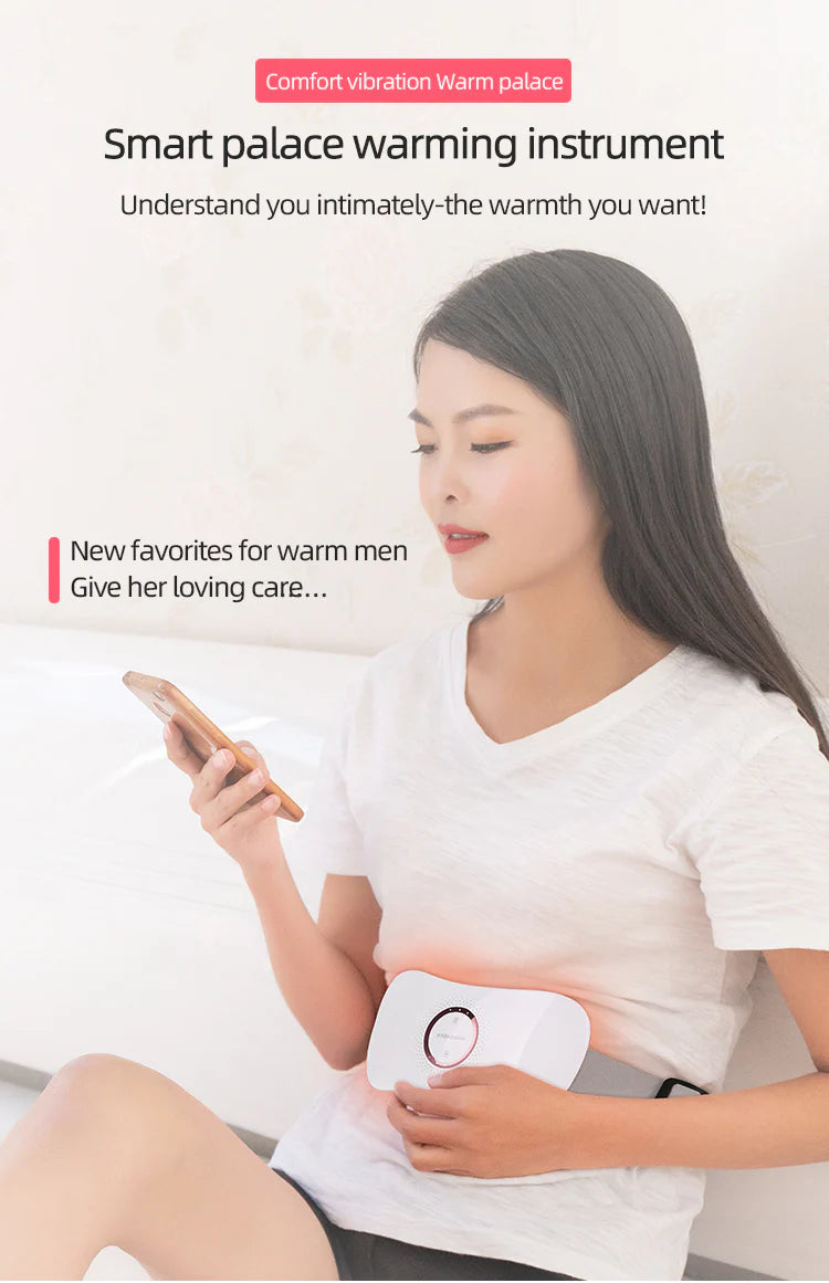 HOUZAIDE Smart Warm Palace Belt - Heating Pad for Cramps & Lower Back Pain
