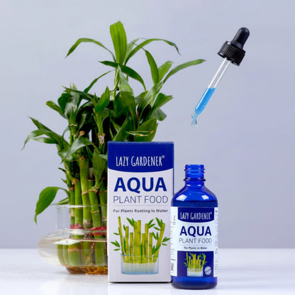 Lazy Gardener Aqua Plant Food - Fertilizer for Plants Growing in Water