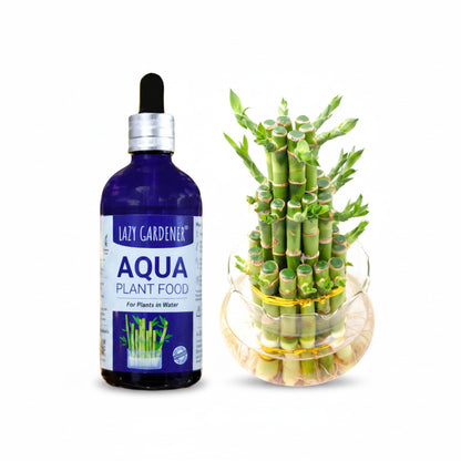 Lazy Gardener Aqua Plant Food - Fertilizer for Plants Growing in Water