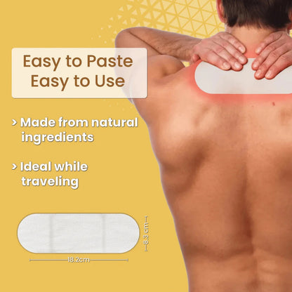 BluHeat Back Pain Relief Patches Heat Therapy