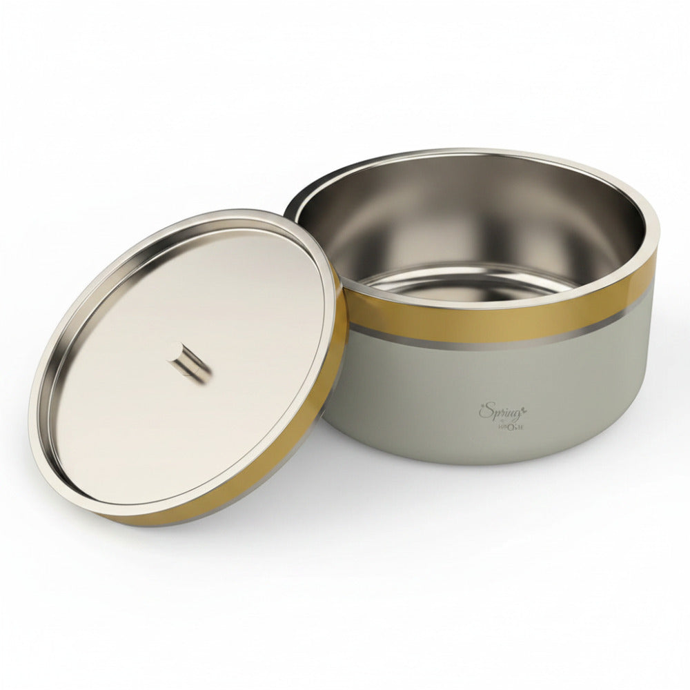 LA' FORTE Double Wall Stainless Steel Casserole with Lid