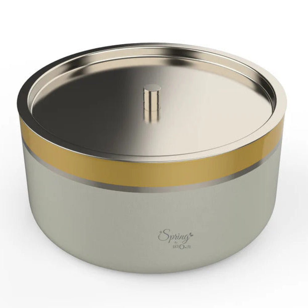 LA' FORTE Double Wall Stainless Steel Casserole with Lid