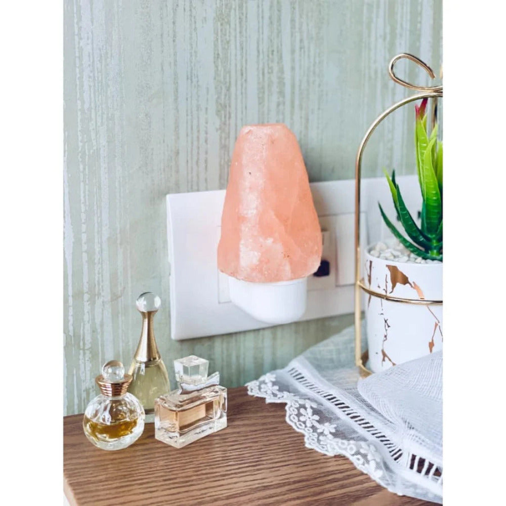 ONEarth Compact Natural Rock Shape Himalayan Salt Lamp