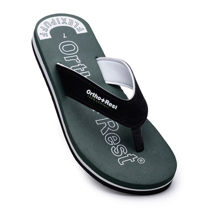 Ortho + Rest Men's Slipper Orthopedic Flip Flops for Home Daily Use