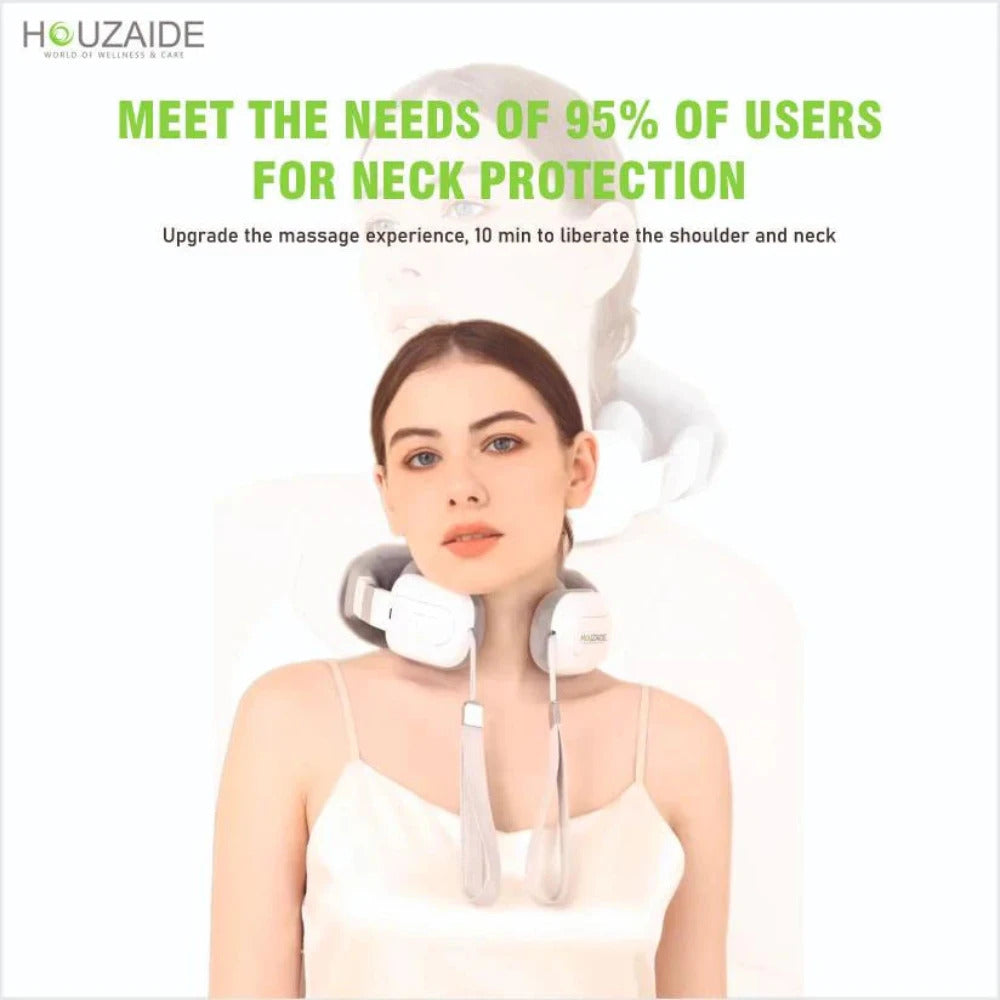 Houzaide Battery Powered Neck And Shoulder Massager For Neck