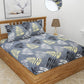 Elastic Fitted Double Bedsheet with Pillow Covers