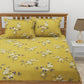 Elastic Fitted Double Bedsheet with Pillow Covers