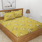 Elastic Fitted Double Bedsheet with Pillow Covers