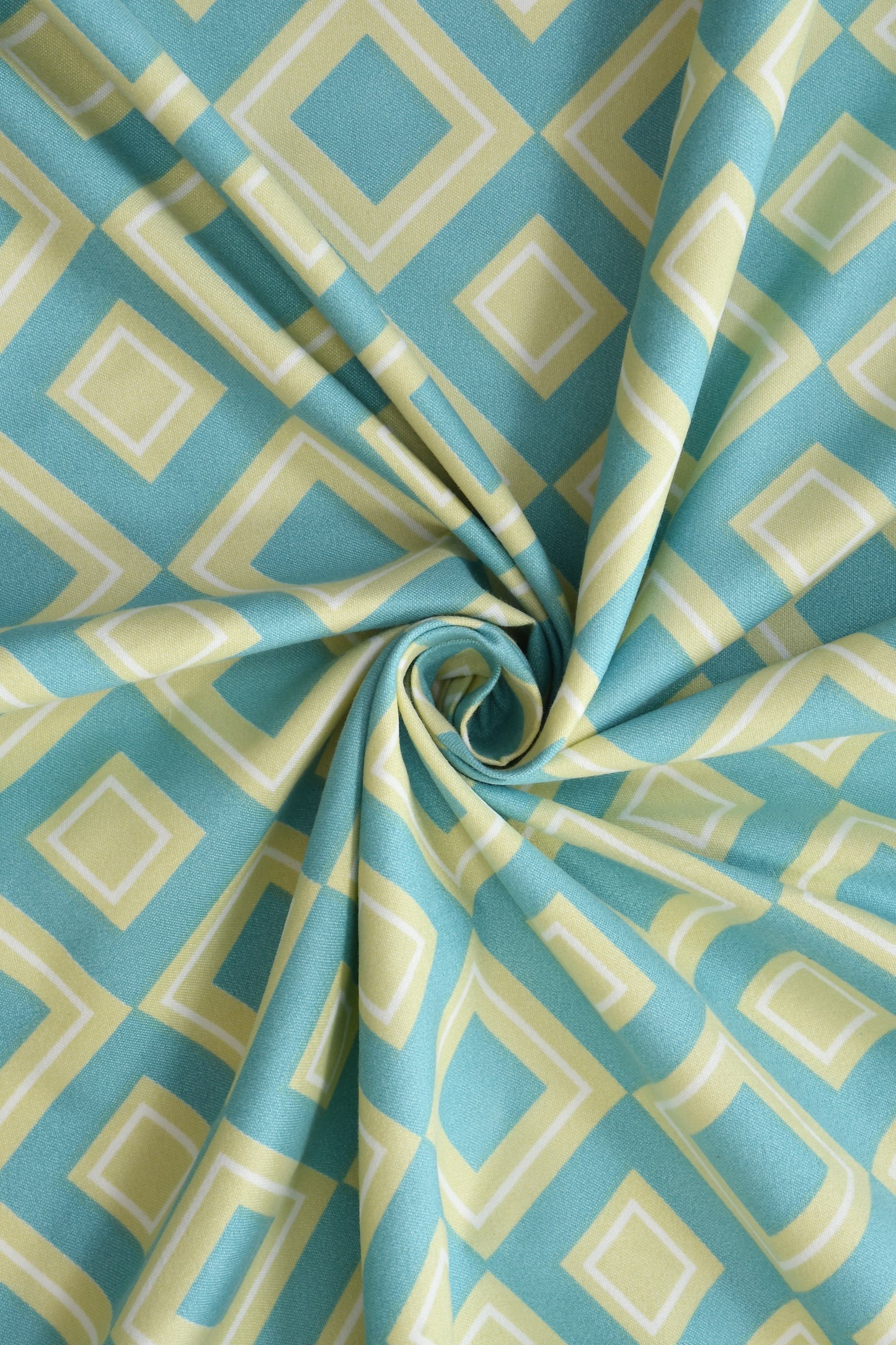 Premium Glace Cotton Elastic Fitted Double Bedsheet with 2 Pillow Covers (72x78x8 Inches)- Diamond_Mor