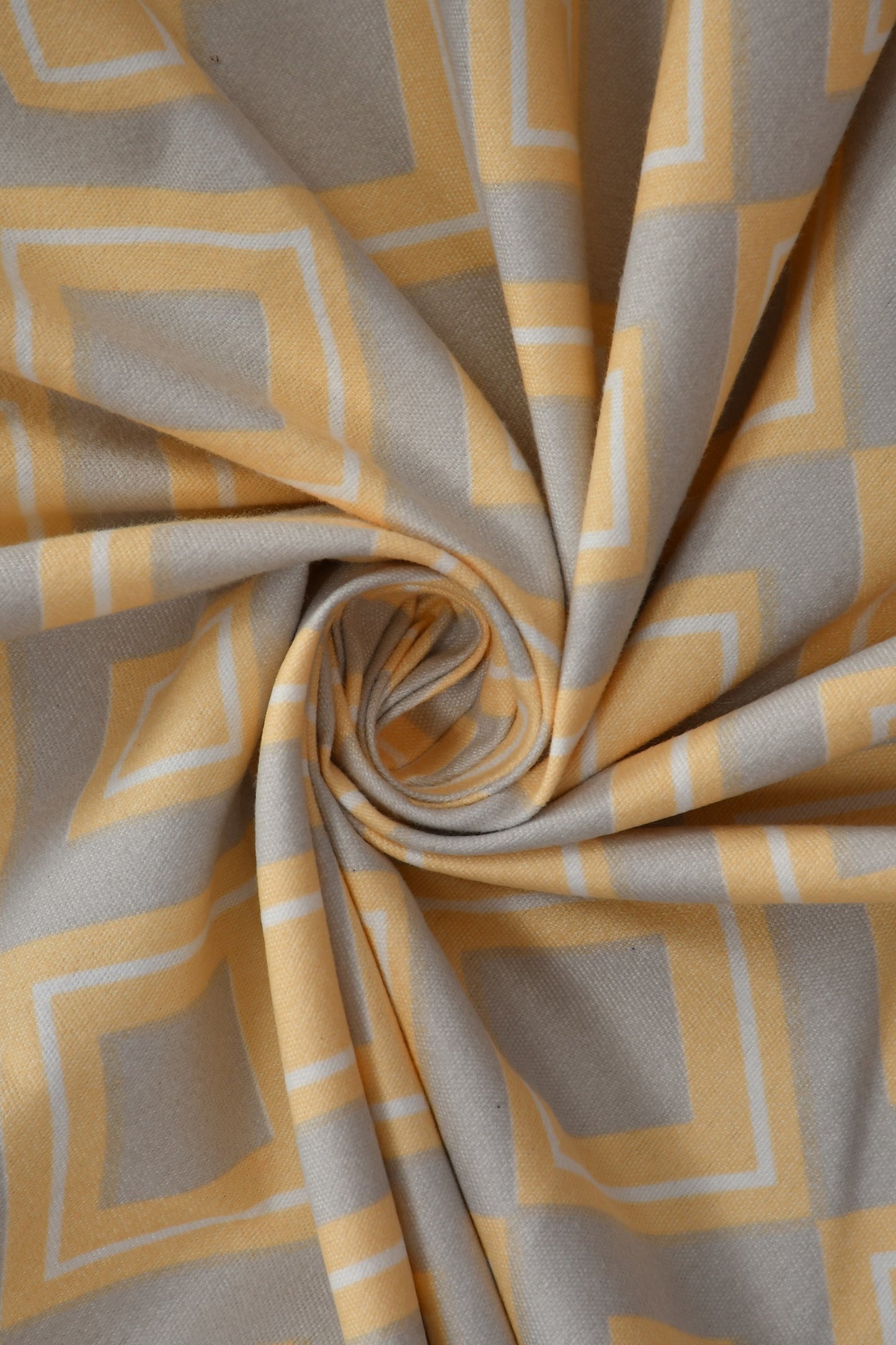 Premium Glace Cotton Elastic Fitted Double Bedsheet with 2 Pillow Covers (72x78x8 Inches)- Diamond_Mor