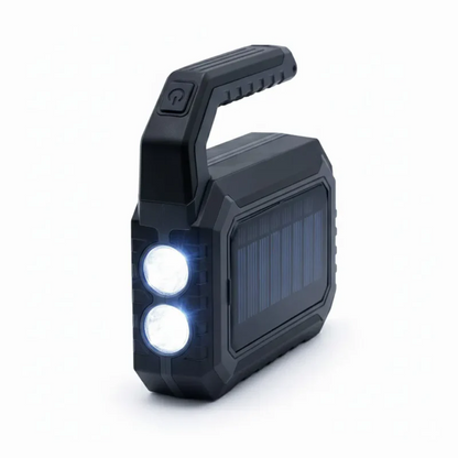 LA' FORTE FLIXX Solar Rechargeable Emergency Light with Mobile Charging Power Bank