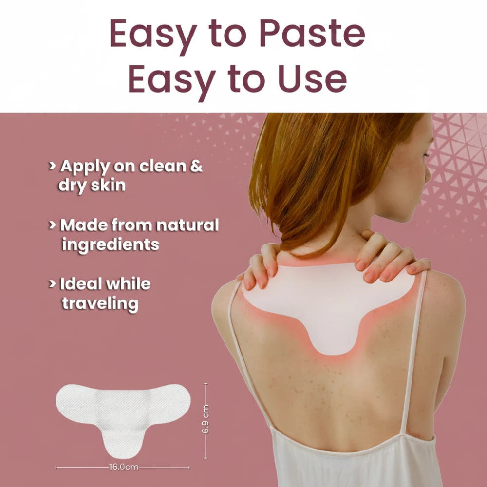 BluHeat Neck & Shoulder Pain Relief Patches