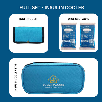Outer Woods Insulin Cooler Bag with Inner Pouch