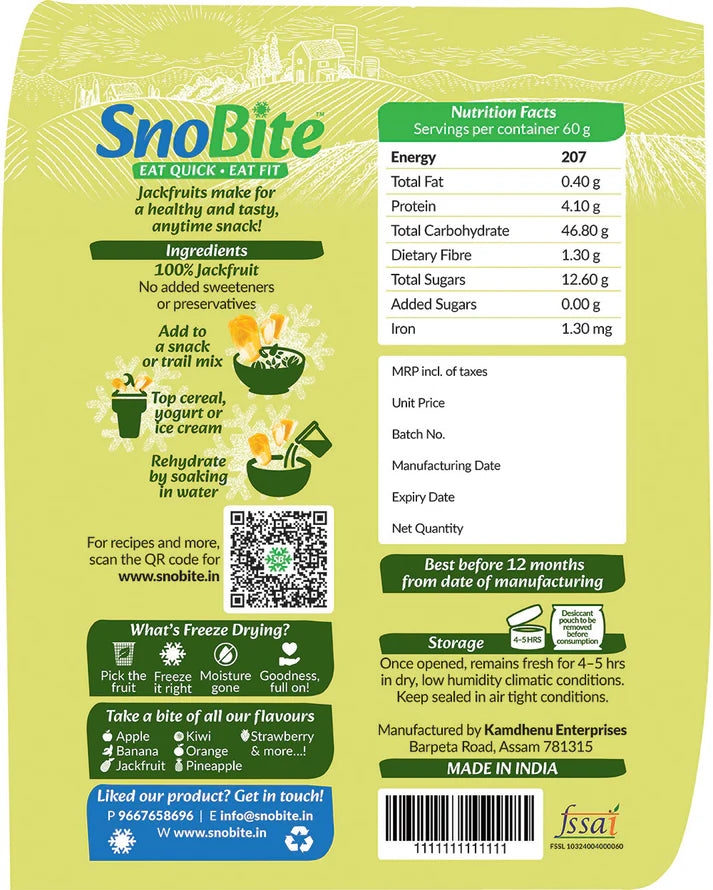 Snobite Jackfruit Pouch