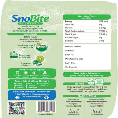 Snobite Tangy and Sweet- Orange, Strawberry and Kiwi Pouch