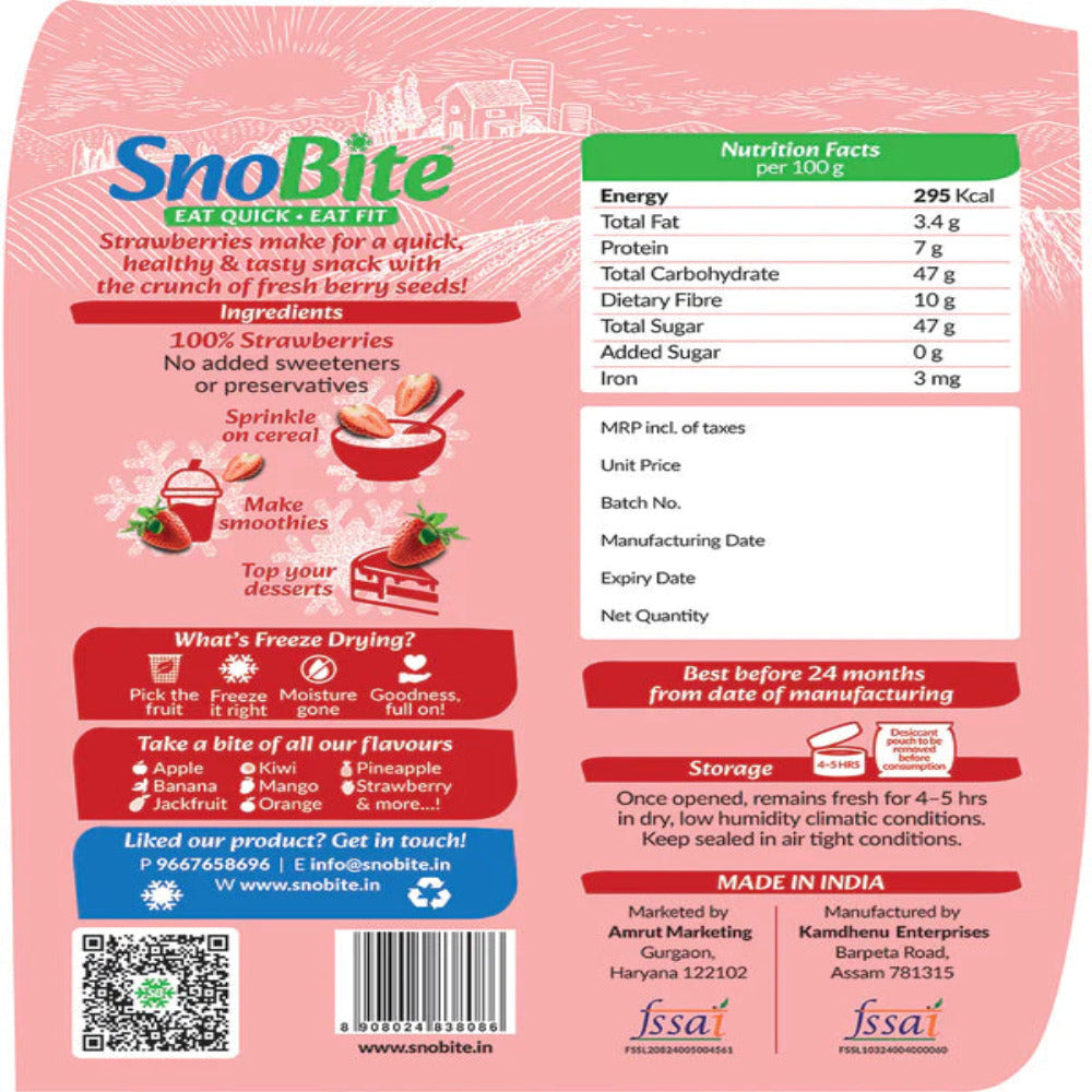 Snobite Bestseller Bundle - Mango, Pineapple, Strawberry, Jackfruit Pouch