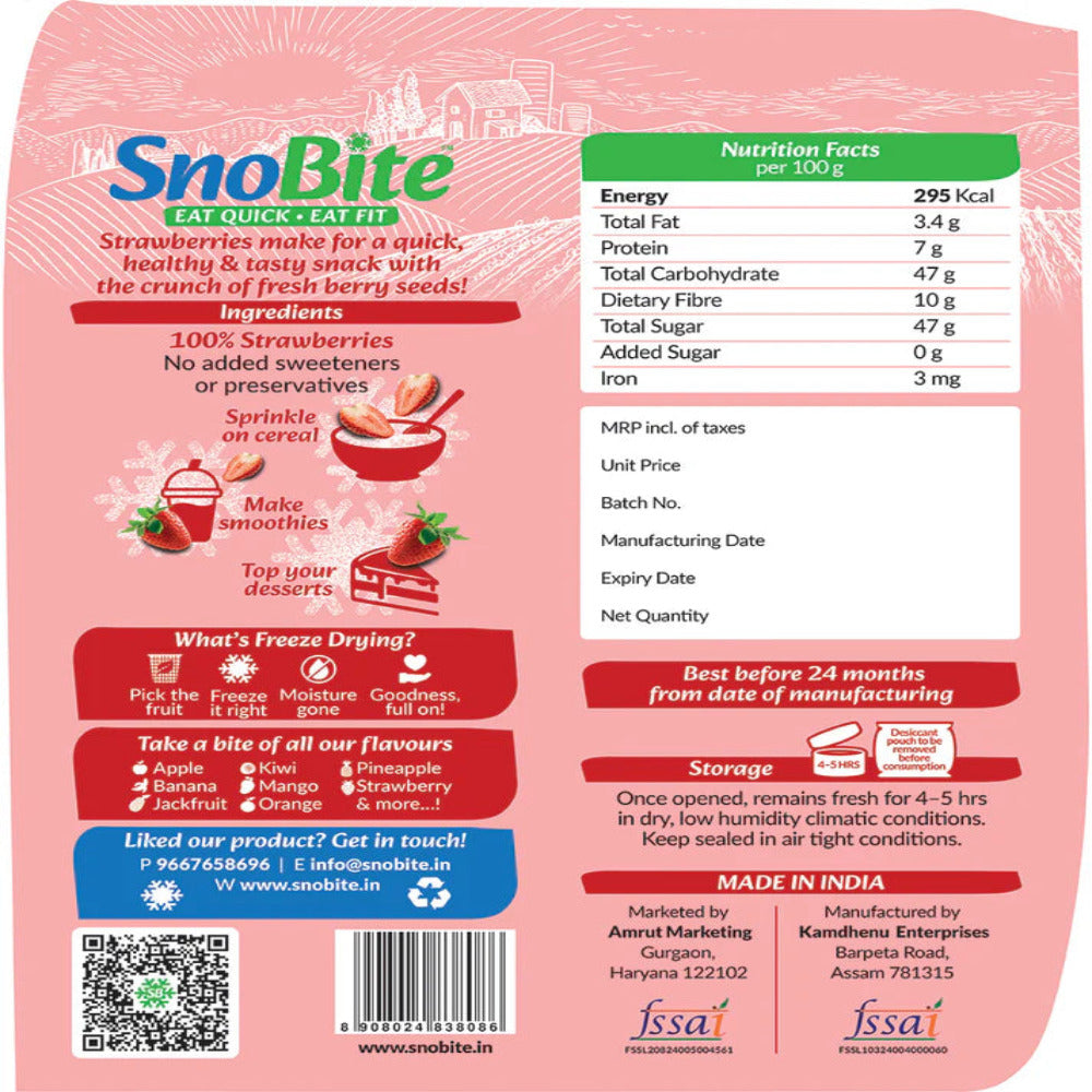 Snobite Strawberry Pouch