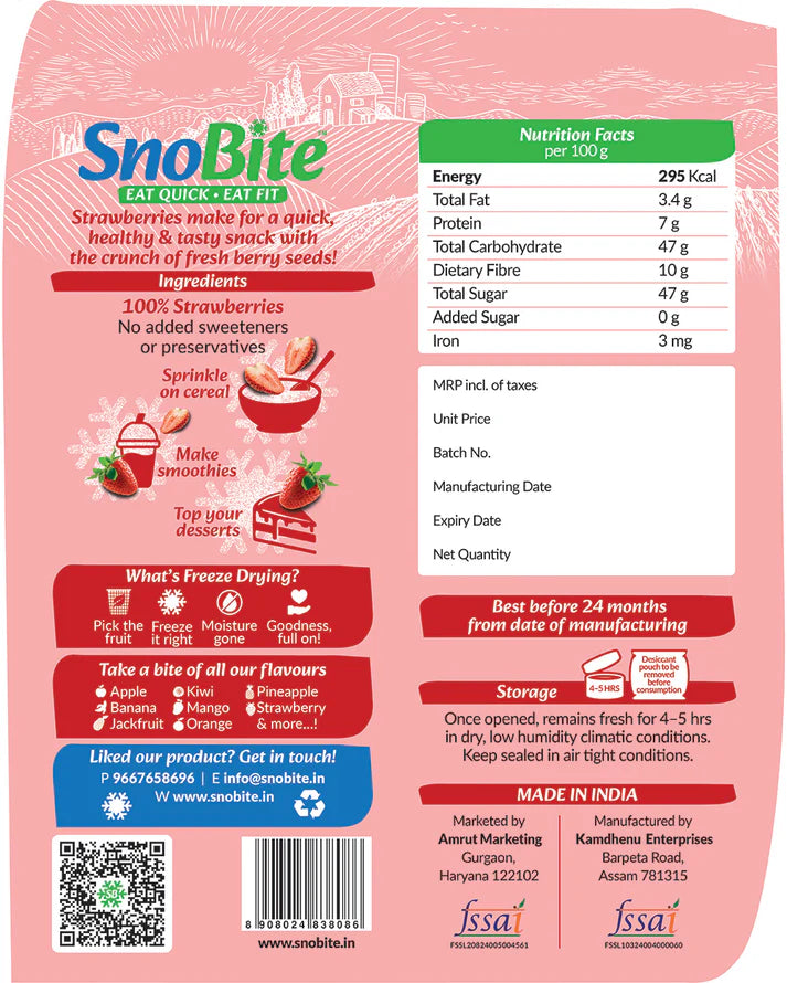 Snobite Strawberry Pouch