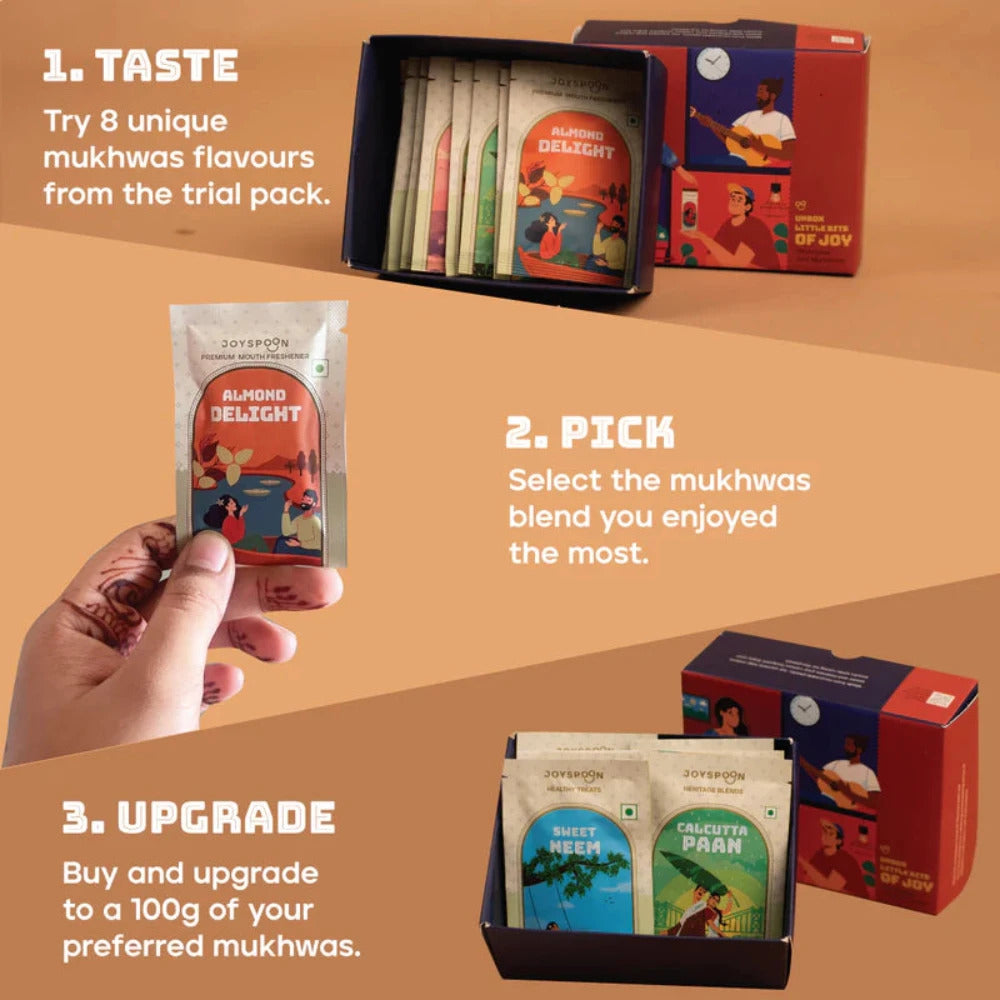Joyspoon Mukhwas Sachet Box - Pack of 2
