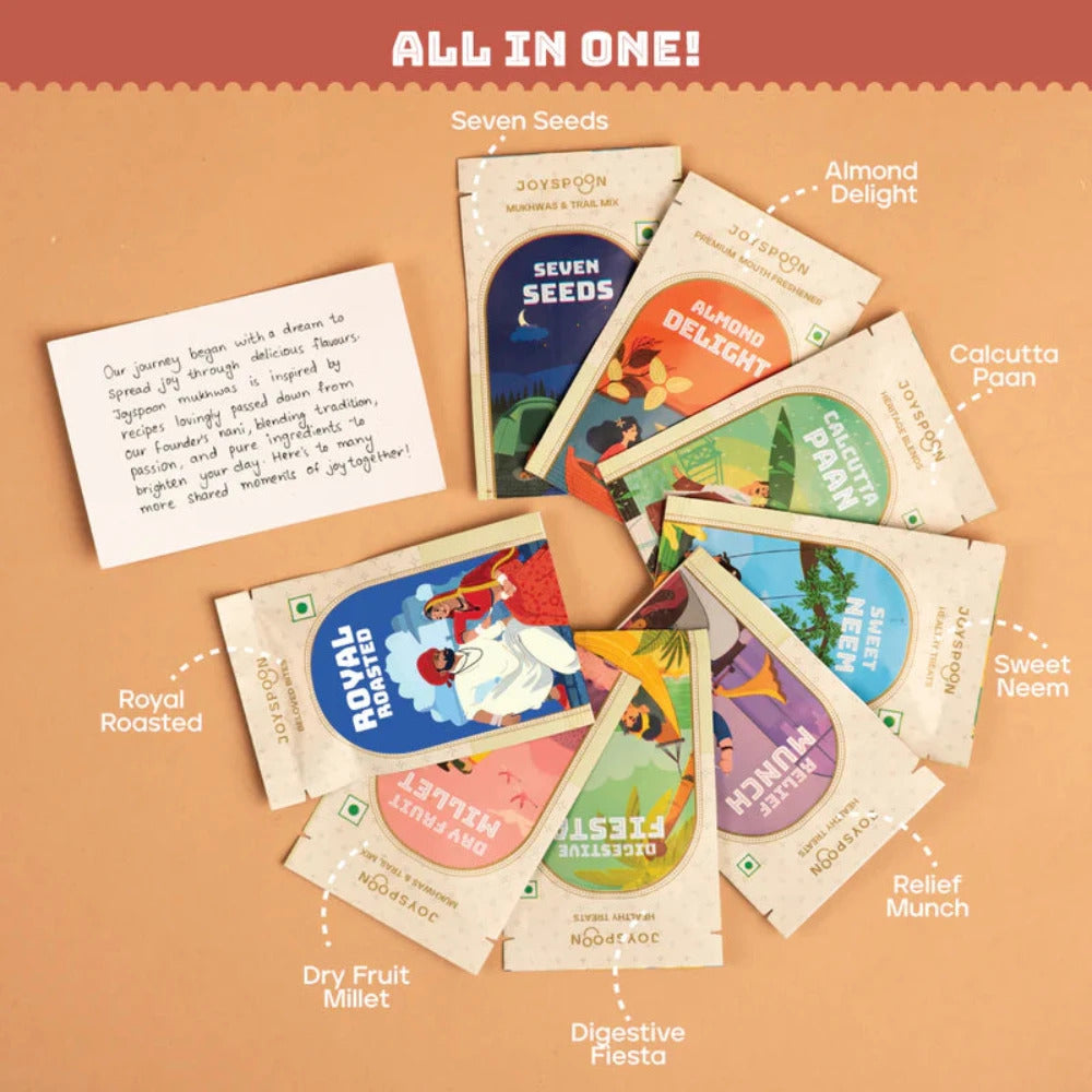 Joyspoon Mukhwas Sachet Box - Pack of 2