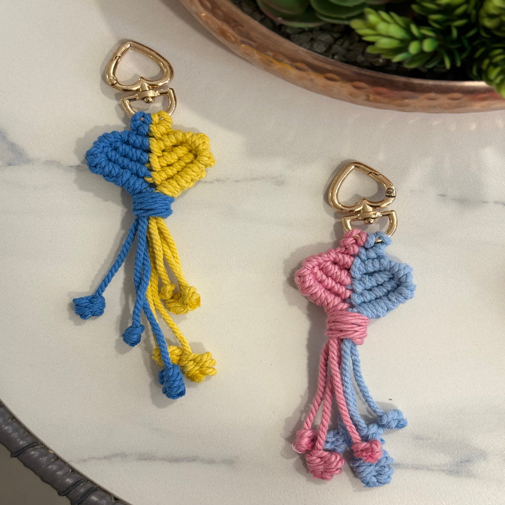 Dhaage Heart Keychain