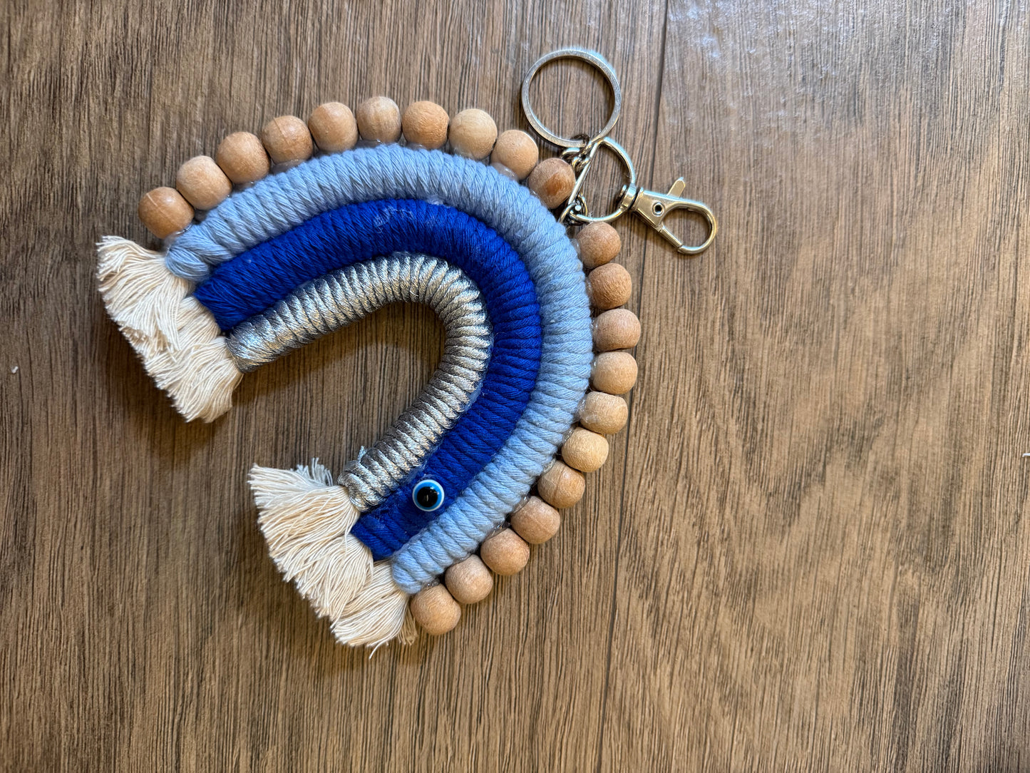 Dhaage Evil Eye Rainbow Keychain