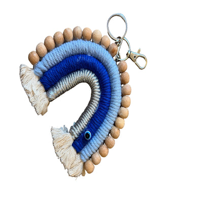 Dhaage Evil Eye Rainbow Keychain