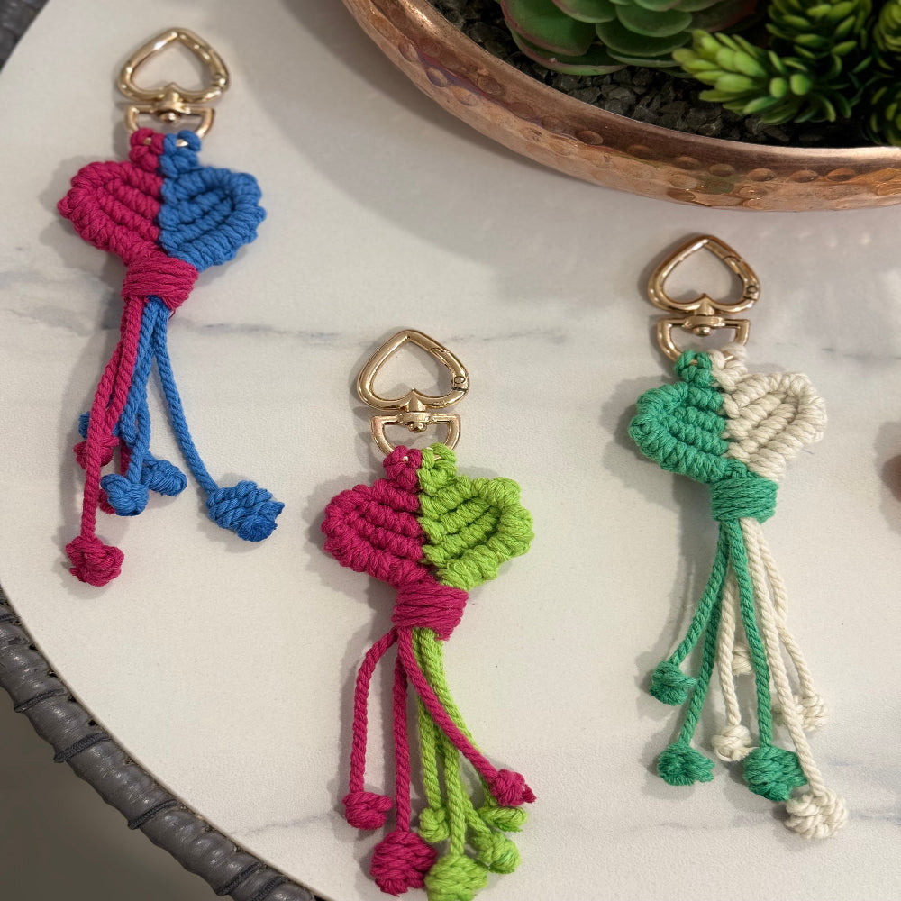 Dhaage Heart Keychain