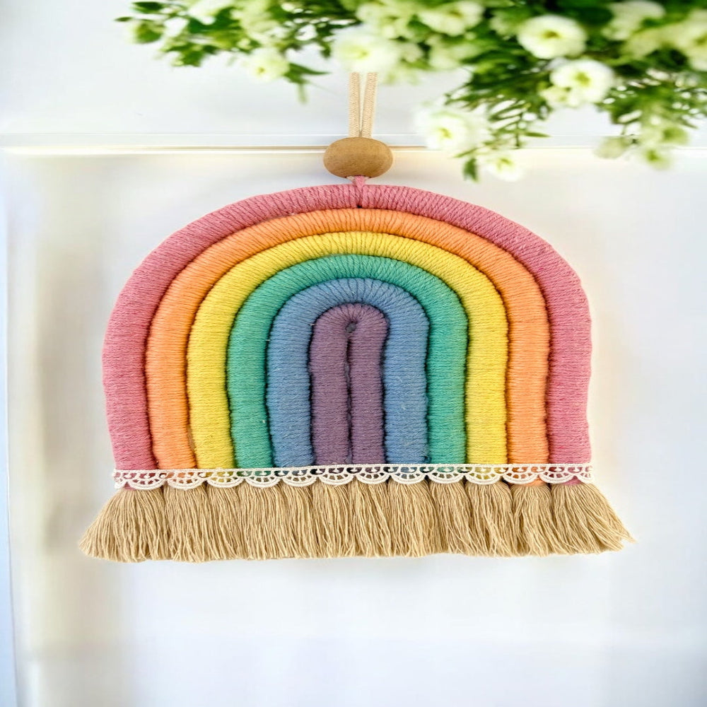 Dhaage Rainbow Pastel Wall Hanging