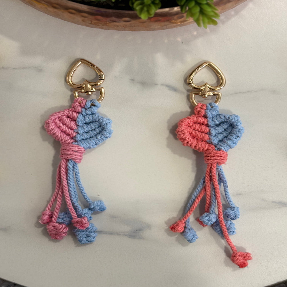 Dhaage Heart Keychain
