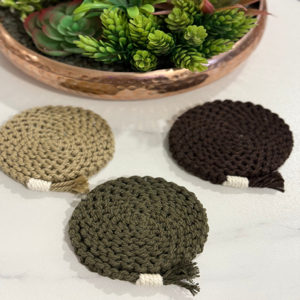 Dhaage Single Colour Coasters